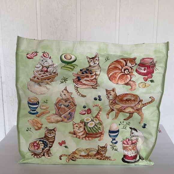Adorable Cats Extra Large Shopping Bag NWT - Picture 1 of 15